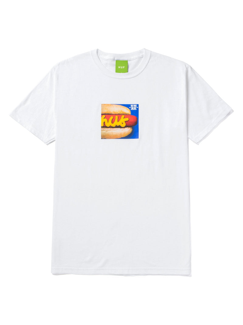 Huf Men's Dirty Water Dog Short Sleeve T-Shirt White TS01732.