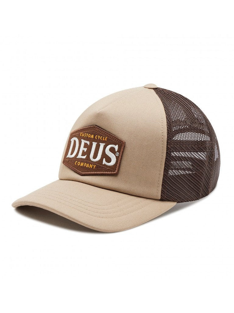 Deus American Twin Trucker Cap Tobacco DMA207534.