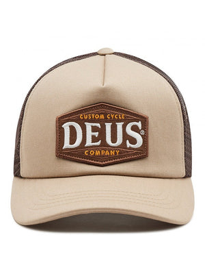 Deus American Twin Trucker Cap Tobacco DMA207534.