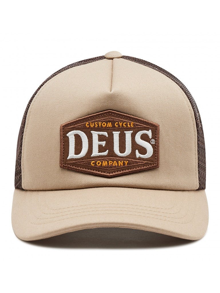 Deus American Twin Trucker Cap Tobacco DMA207534.