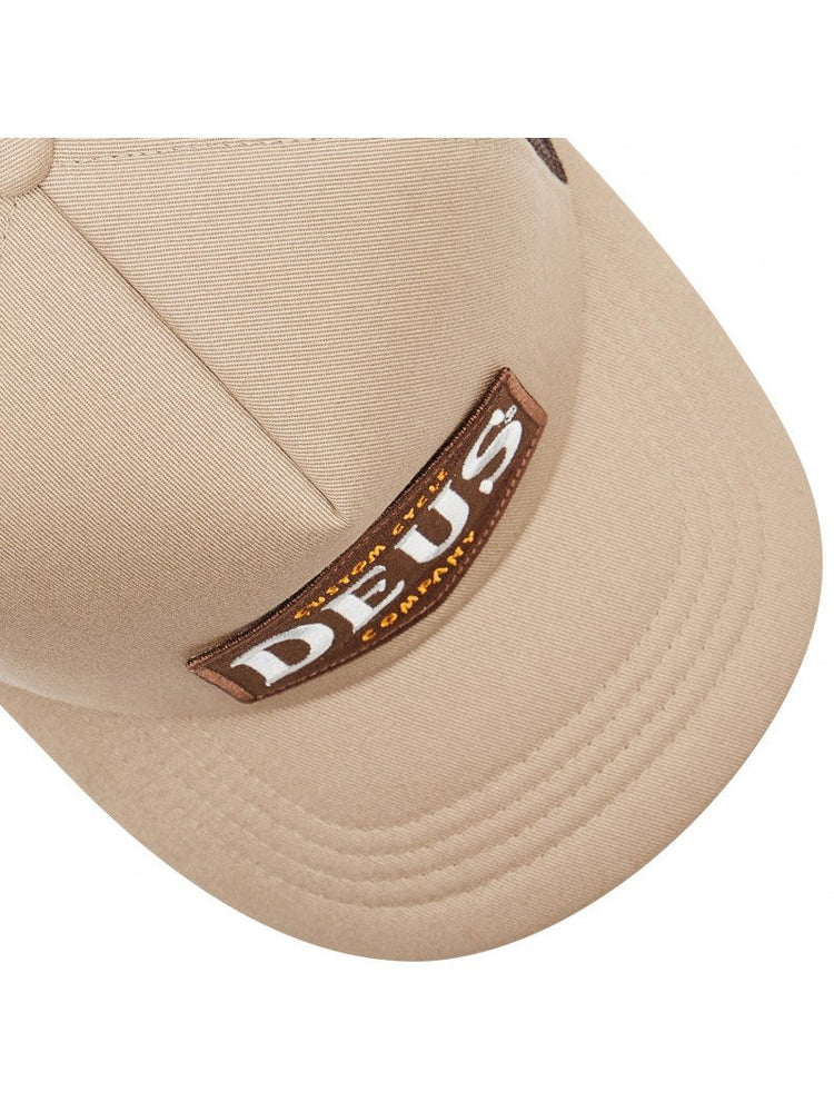 Deus American Twin Trucker Cap Tobacco DMA207534.