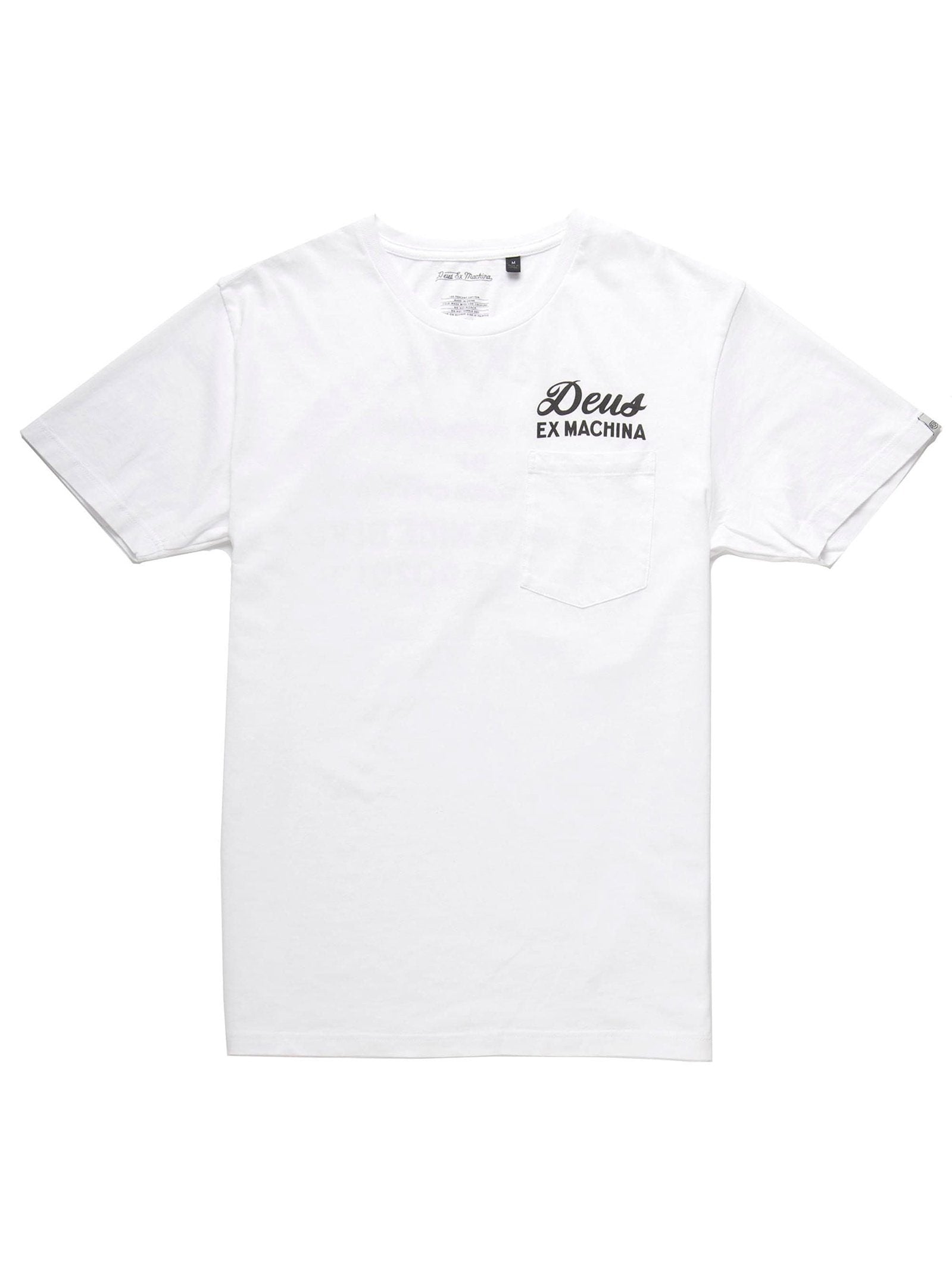 APLAZE | Deus Men's Venice Address T-Shirt White DMS41065A