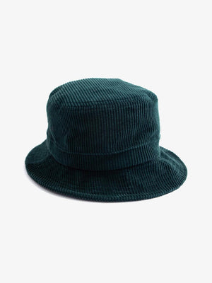 Deus Ronny Cord Bucket Hat Jasper Green DMW2071268.