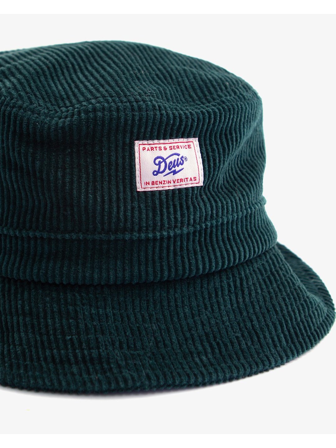 Deus Ronny Cord Bucket Hat Jasper Green DMW2071268.