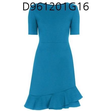 DVF Serafina Fitted Dress Peacock D961201G16.