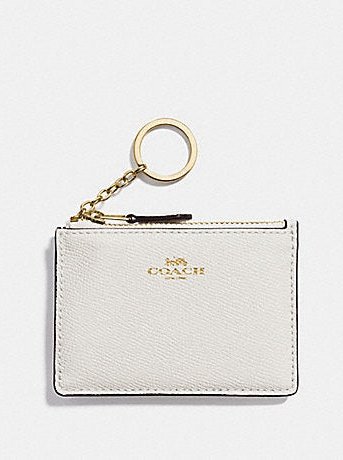 Coach mini skinny id case white Clearance