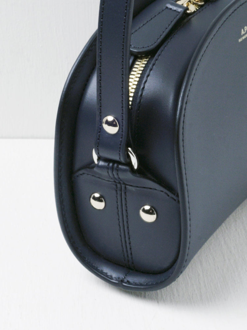 A.P.C. Bag Demi-Lune Mini Leather Black
