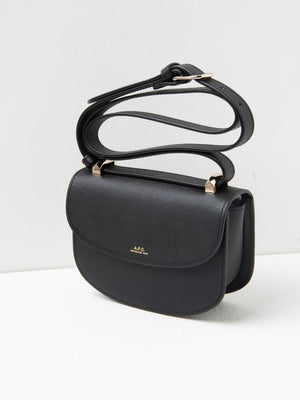 A.P.C. Women's Mini Geneve On Strap Crossbody Bag Lzz Noir F61415-PXBJQ.