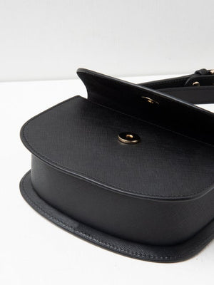A.P.C. Women's Mini Geneve On Strap Crossbody Bag Lzz Noir F61415-PXBJQ.