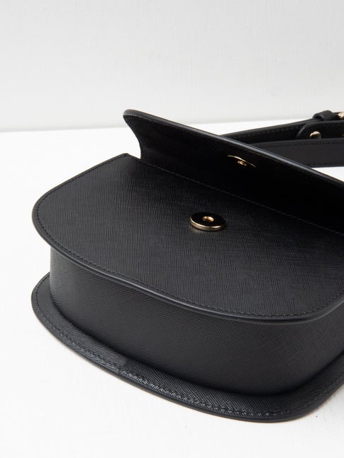 A.P.C. Women's Mini Geneve On Strap Crossbody Bag Lzz Noir F61415-PXBJQ.