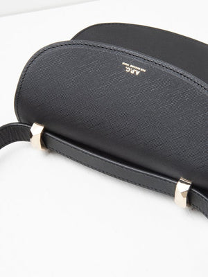 A.P.C. Women's Mini Geneve On Strap Crossbody Bag Lzz Noir F61415-PXBJQ.