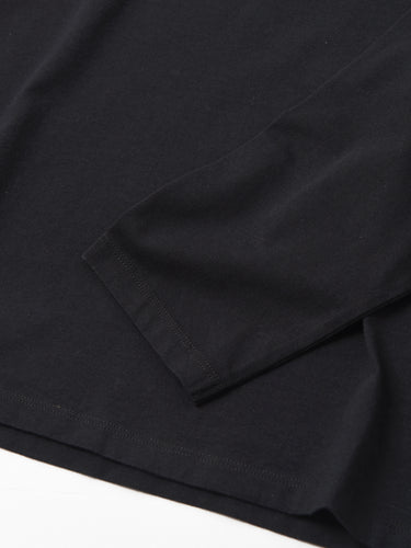 Maison Kitsune Mens Fox Head Patch Regular Long Sleeve T-Shirt Black FU00163KJ0010 P199.