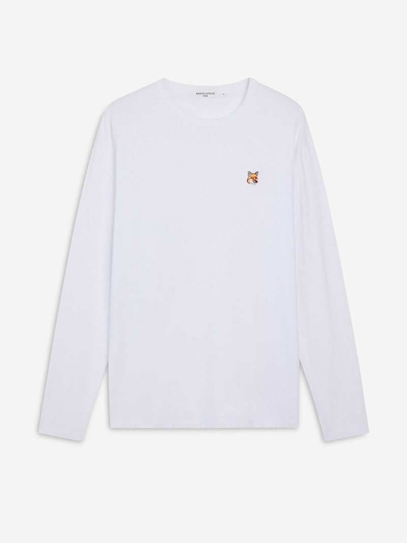 APLAZE | Maison Kitsune Men's Fox Head Patch Regular Long Sleeve T