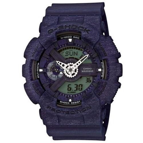G-SHOCKCASIO_GA-110 Heather Navy in Navy.