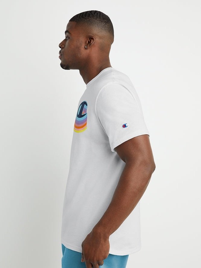 Champion Men's Heritage Short Sleeve Tee - White - Short Sleeve T-shirts