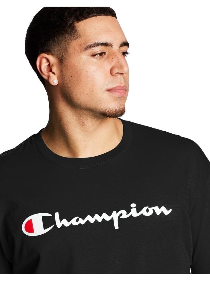 Champion Classic Graphic Jersey Tee Black GT23H Y06794 003