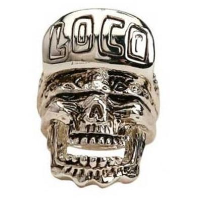Han Cholo Loco Skull Ring From Shadow Series HCR61 Silver.