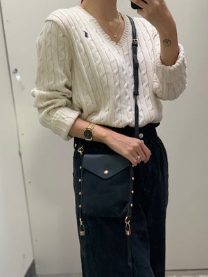 Jobber Women's Small Crossbody Bag Black HD3201.