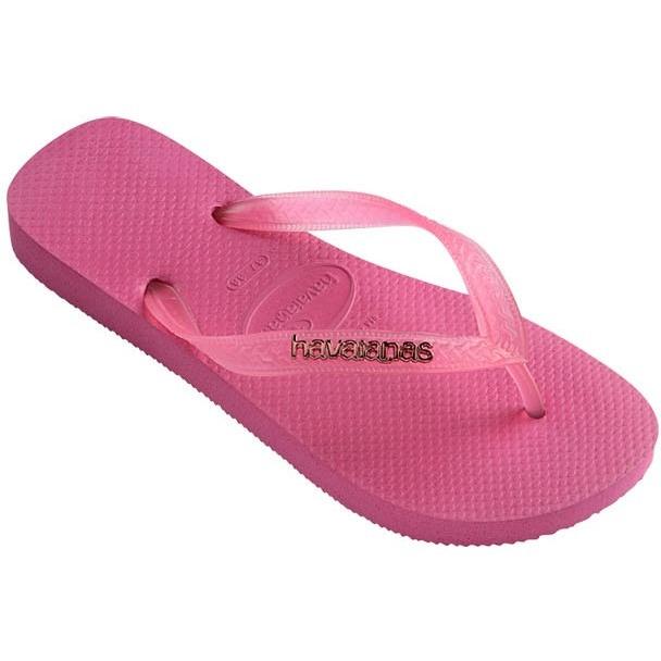 Havaianas Sandal Top Logo Metallic Rose 4127244.