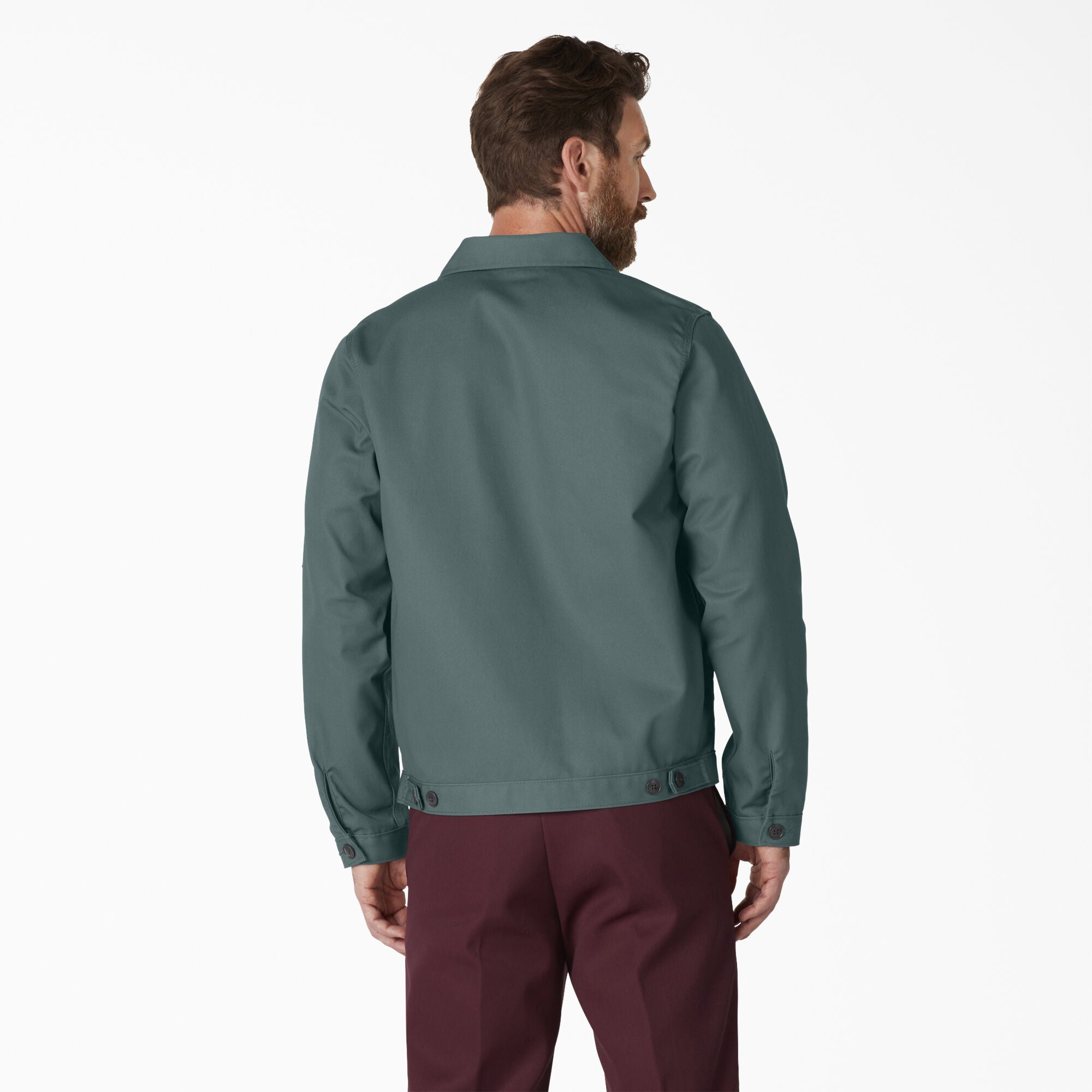 Dickies Men's Unlined Eisenhower Jacket Lincoln Green JT75LN - APLAZE