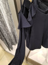 Michael Kors Women's Sleeveless Blouse True Navy JU85LGD03G.