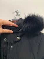 Moose Knuckles Women's Palmerston Parka Black/Black Fox Fur M30LP222 291.