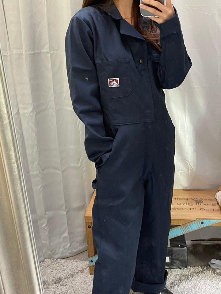 Ben Davis Men's Heavyweight Coveralls Navy 88.