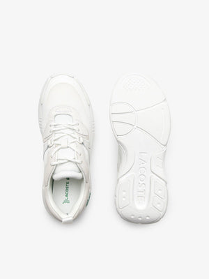 Lacoste Women's LW2 Xtra Leather Tonal Trainers White/White 44SFA0100 21G.