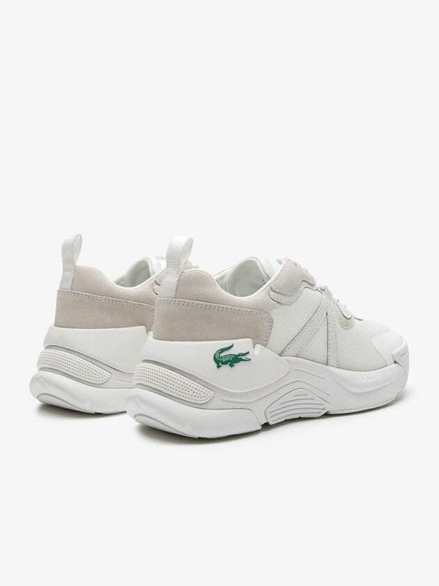 Lacoste Women's LW2 Xtra Leather Tonal Trainers White/White 44SFA0100 21G.