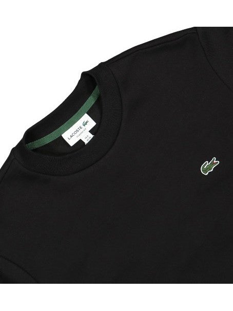 Lacoste Men's Organic Brushed Cotton Sweatshirt Black SH9608-51 031.