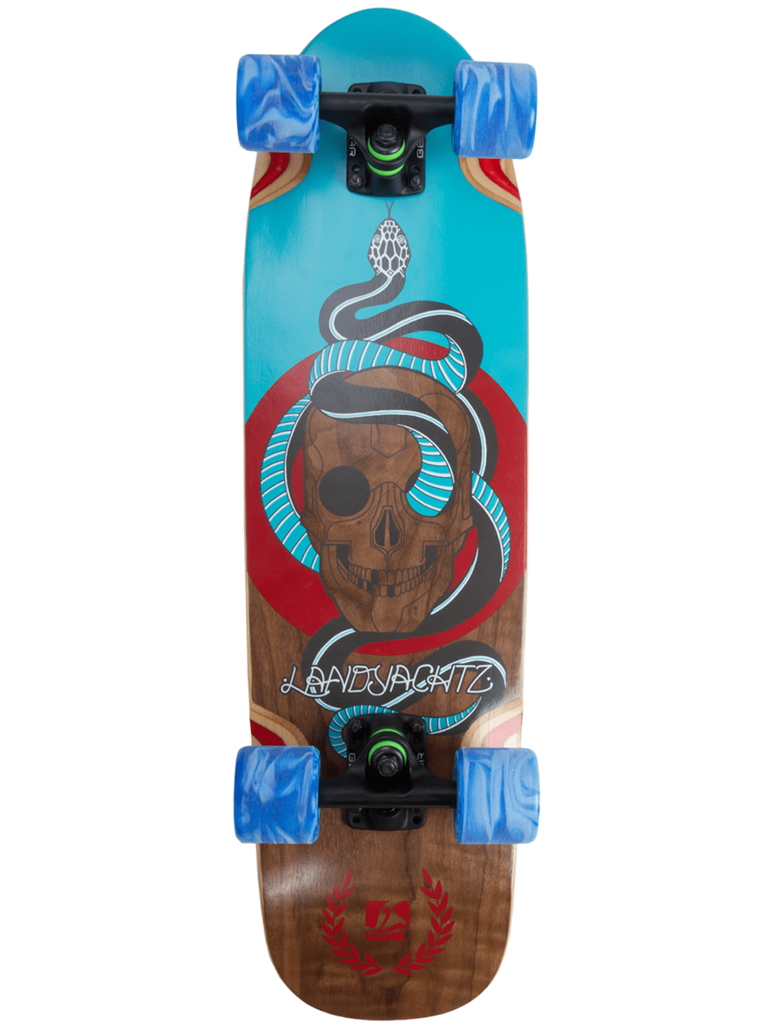 Landyachtz Dinghy Skull Cruiser Complete.