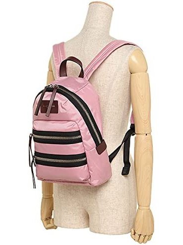 MARC JACOBS Trek Pack Mini Nylon Backpack fuchsia