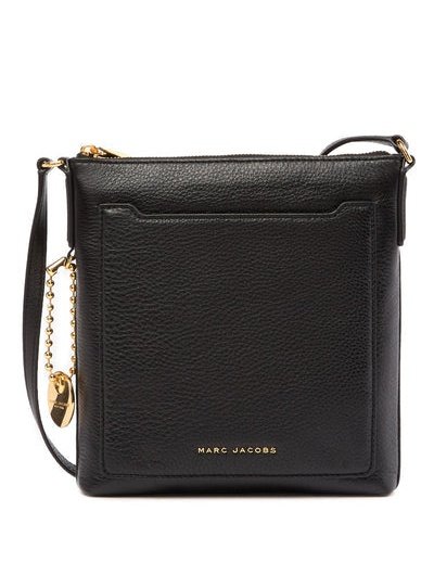 APLAZE  Marc Jacobs Women's Flash Saddle Crossbody Bag Black