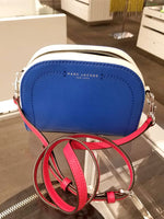 Marc Jacobs Women's Color Block Playback Halfmoon Dome Crossbody Bag Ultra Blue Multi M0014220 986.
