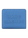 Marc Jacobs Women's Plain Leather Folding Wallet Mali Blue M0015752 489.