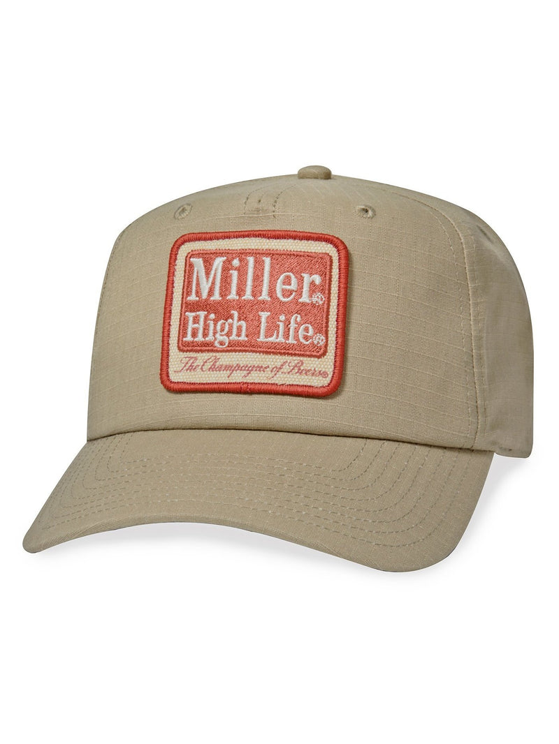 American Needle Miller High Life Surplus Cap Khaki MILLER-2004A.