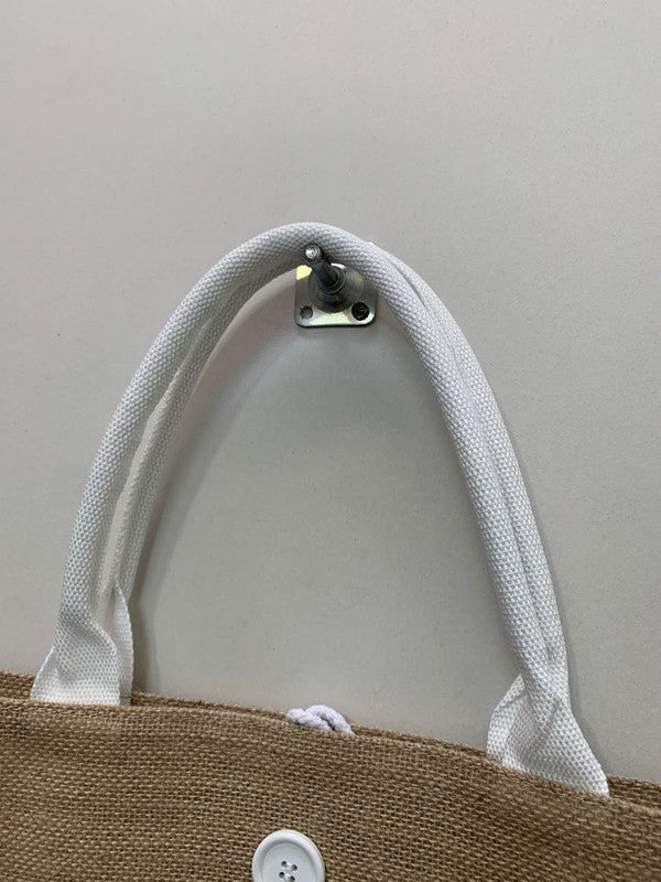 Jobber Hello Weekend Tote White/Beige MMA62636.