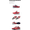 NEW BALANCE Classic Winter Harbor Running Shoes Red with Light Grey & Navy WL574WHA.