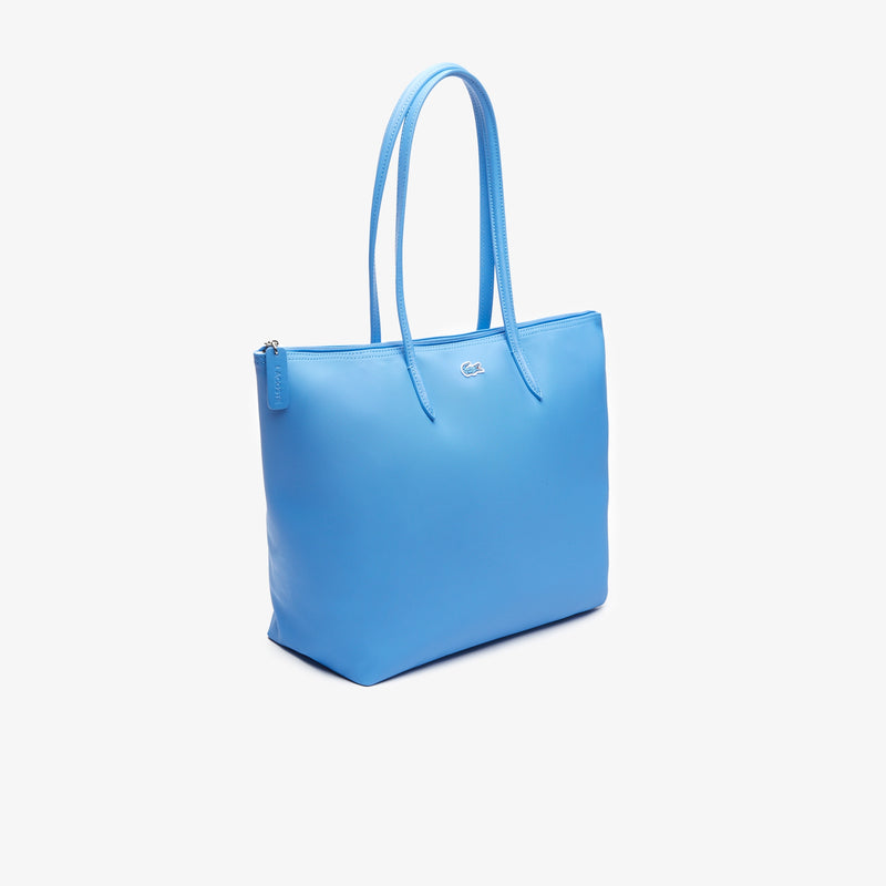 Lacoste Women's Monogram Zip Crossover Bag Viennois Beige NF3961DG L01