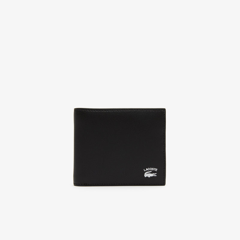 Lacoste Men's Leather Monogram Print Shoulder Bag - One Size