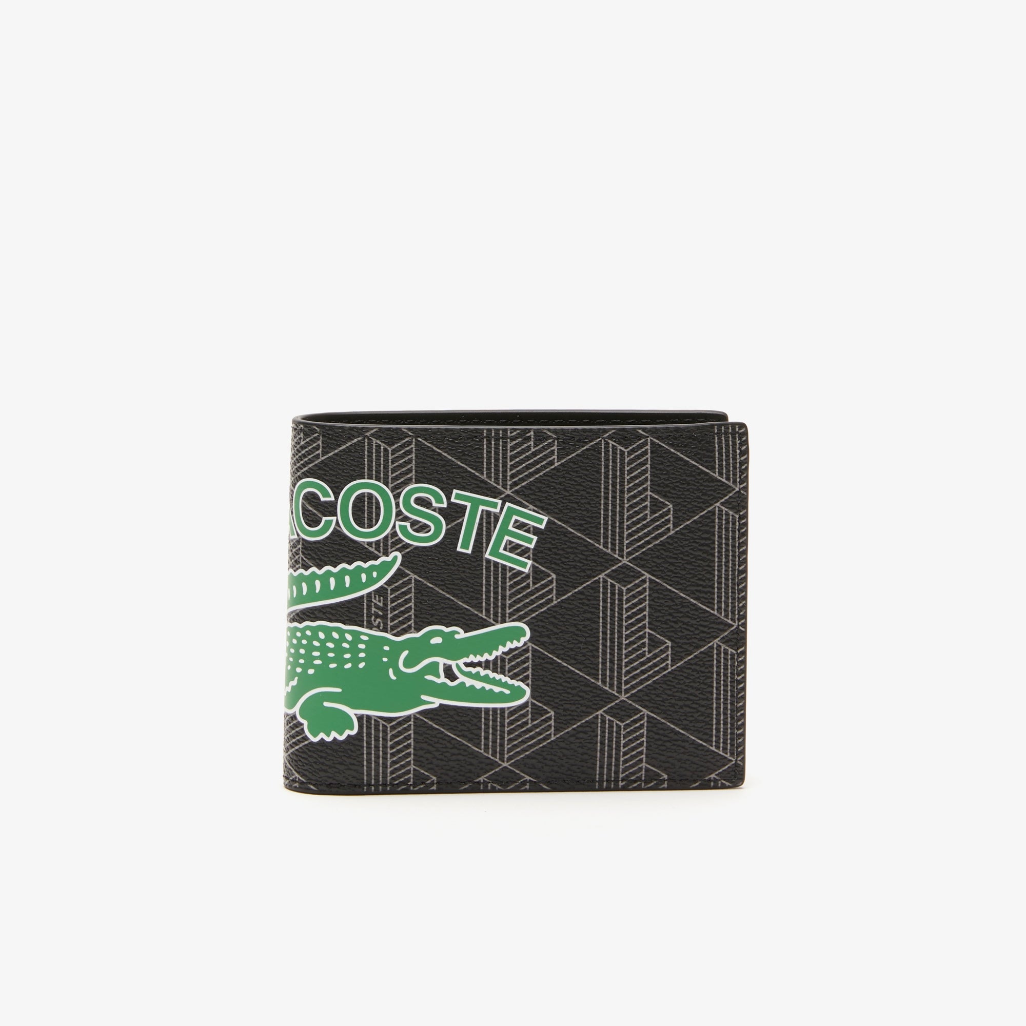Lacoste Black 'The Blend Monogram' Crossbody Bag