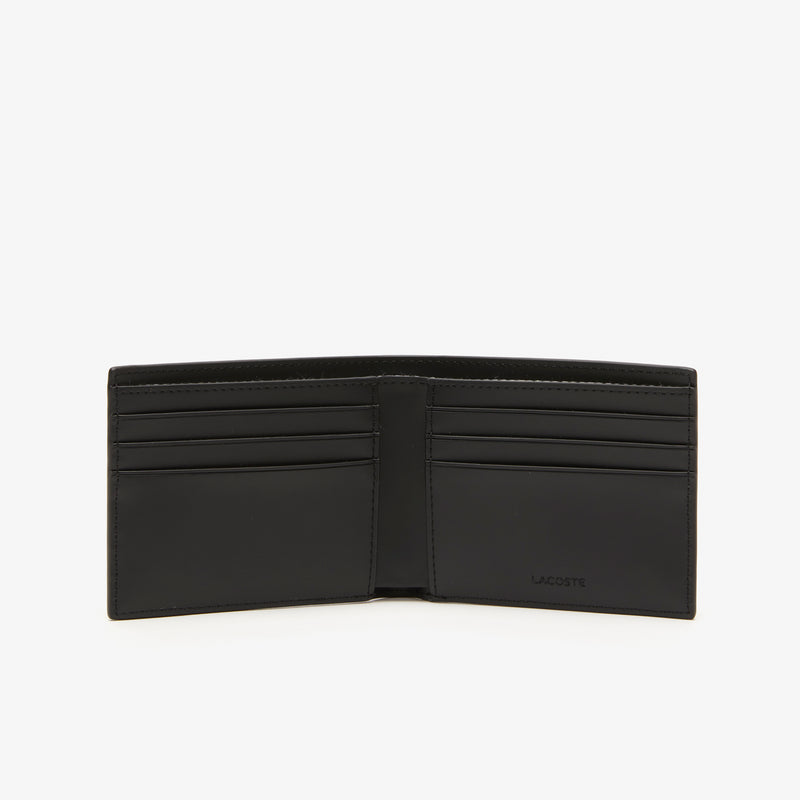 Lacoste Men's Leather Monogram Print Pouch Purse - One Size