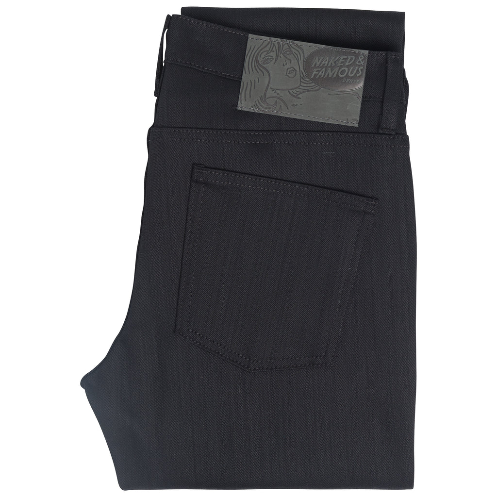 Naked and Famous Men's Skinny Guy Black Power Stretch 013011.