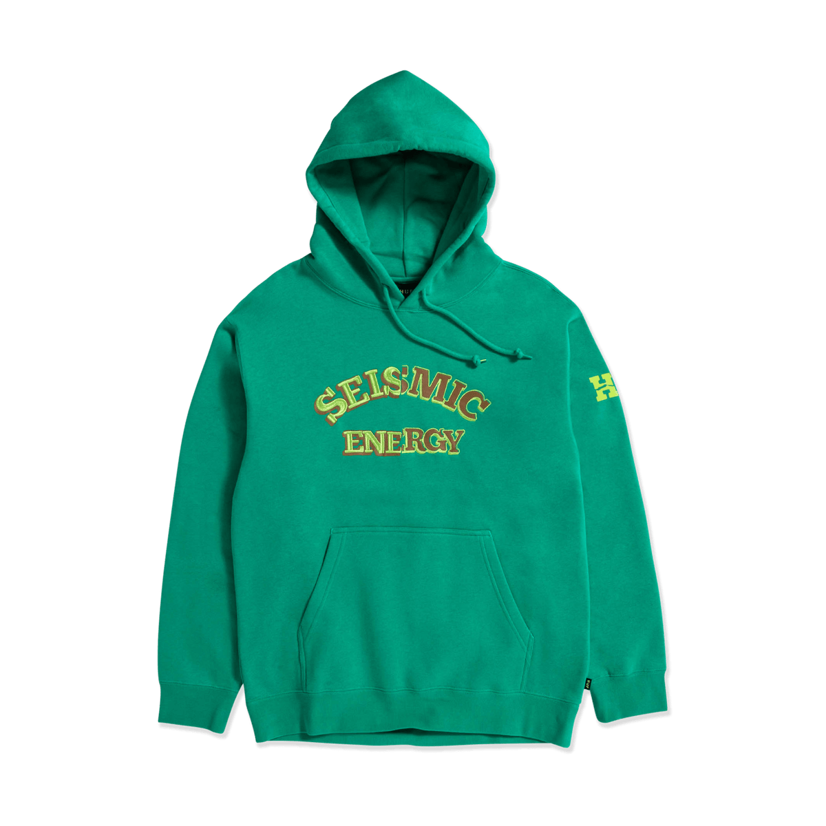 Huf Damaged Pullover Hoodie Emerald PF00568 - APLAZE