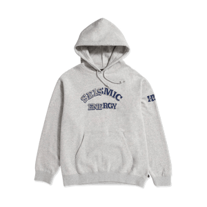 Huf Damaged Pullover Hoodie Heather Grey PF00568 - APLAZE