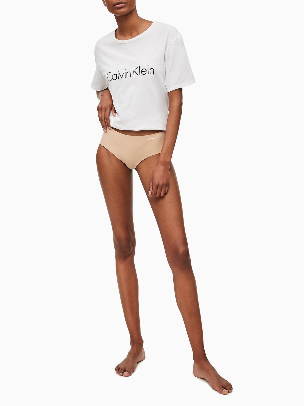 Calvin Klein Invisibles Hipster Brief - Light Caramel