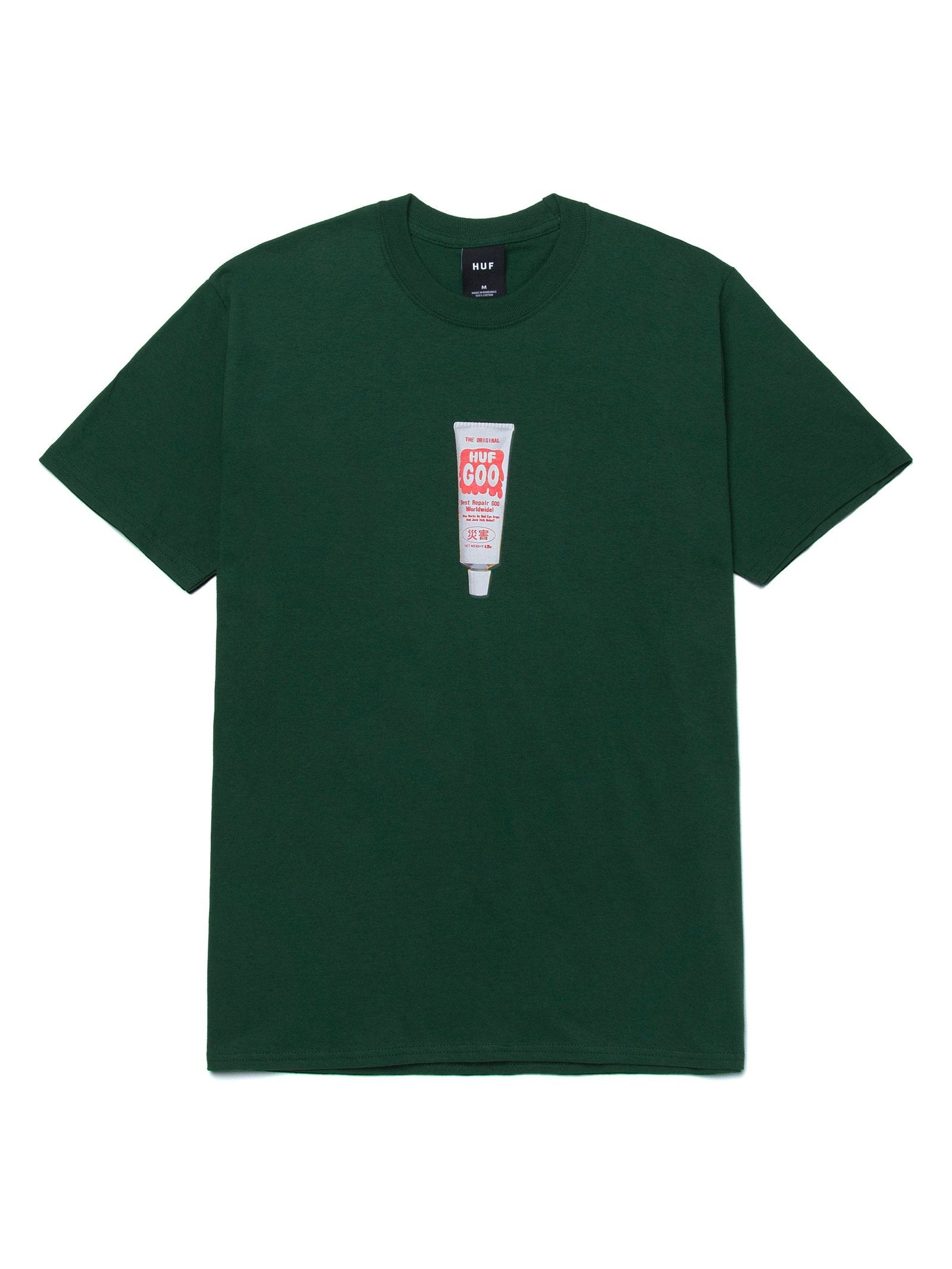 Huf Mens Repair T-Shirt Forest Green TS01640.