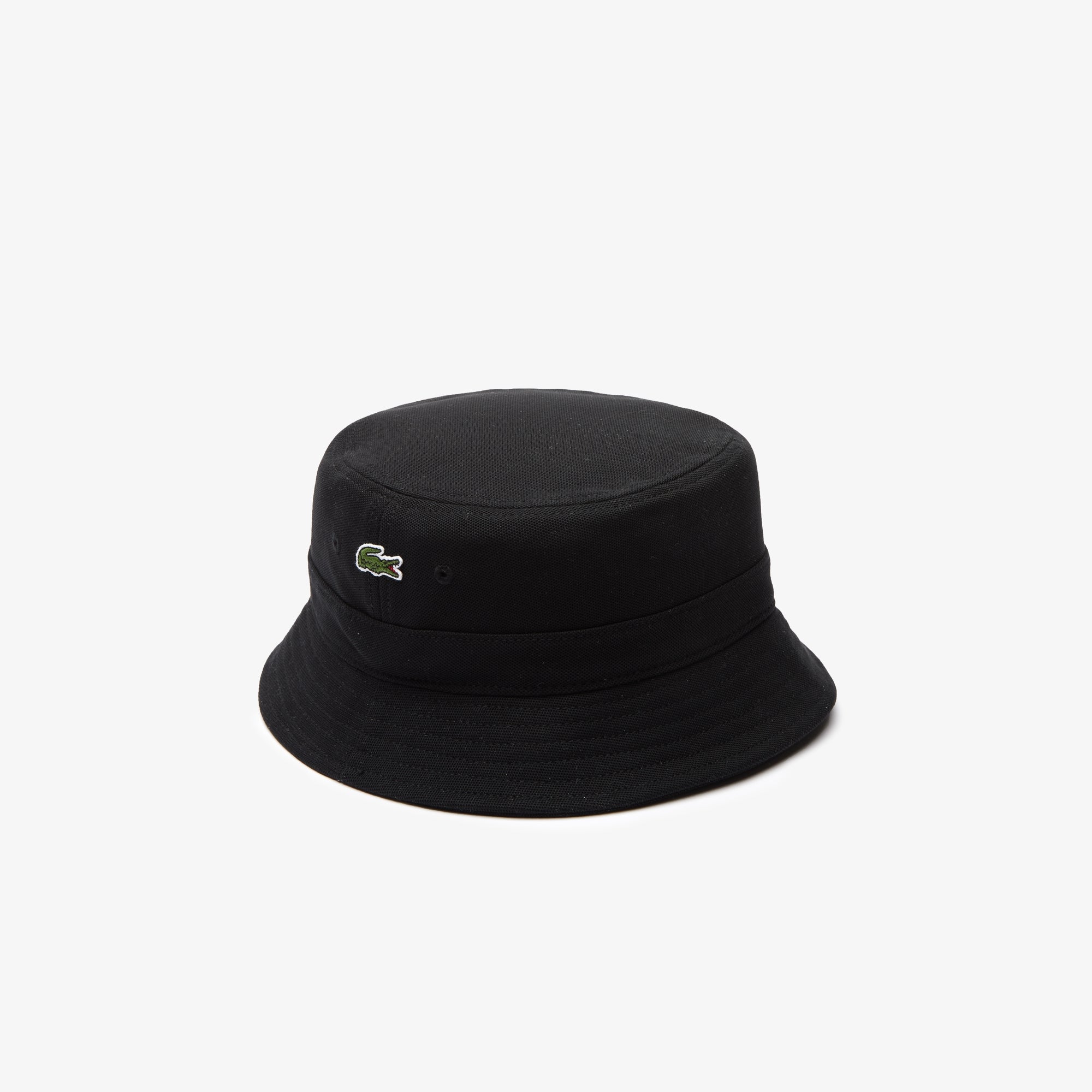 Lacoste Unisex Organic Cotton Bucket Hat Black RK2056 031
