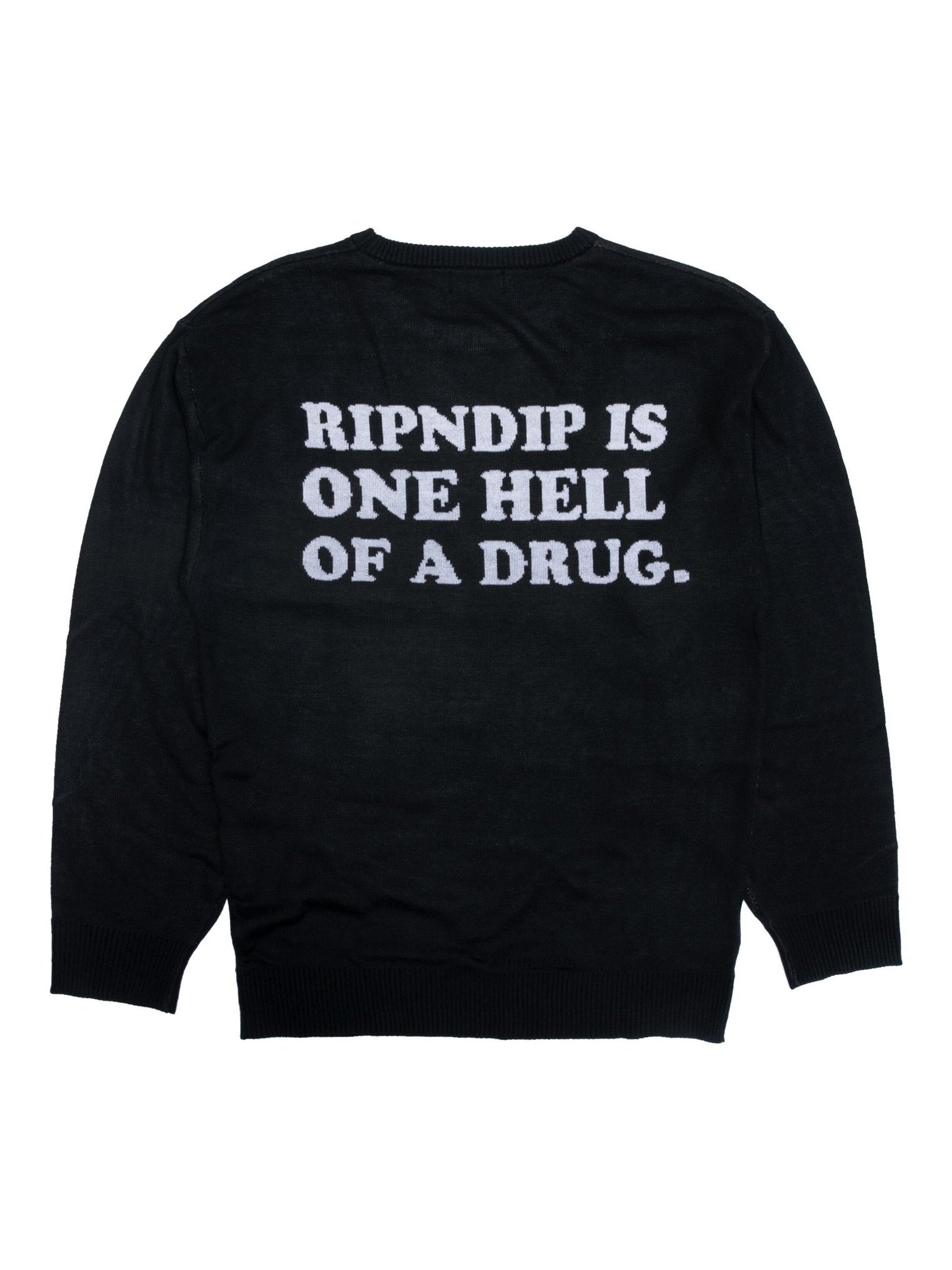 Ripndip Men's Coconerm Knit Sweater Black RND9512.