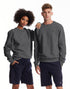 Champion Men's Powerblend Fleece Pullover Crew C Logo Granite Heather S0888 407D55 G61.